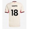 Muški Nogometni Dres Liverpool Cody Gakpo #18 Gostujuci 2025-26 Kratak Rukav Muški Nogometni Dres Liverpool Cody Gakpo #18 Gostujuci 2025-26 Kratak Rukav